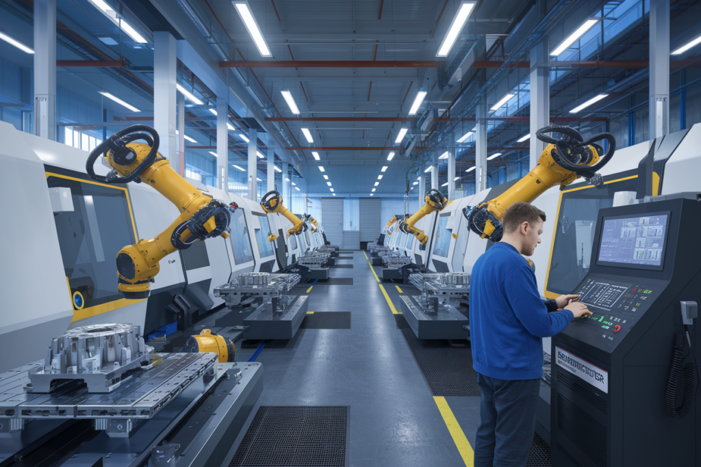  modern automated metal fabrication facility